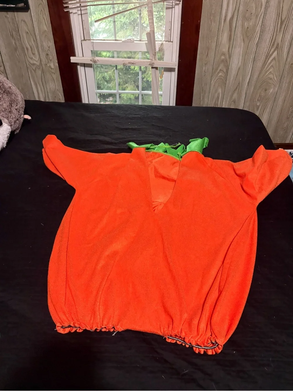 Kids Pumpkin Halloween Costume Shirt - Orange
